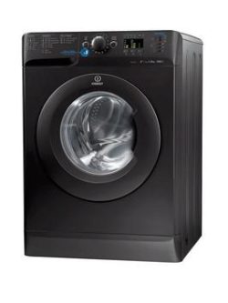 Indesit Innex Xwa81252Xk 1200 Spin, 8Kg Load Washing Machine - Black